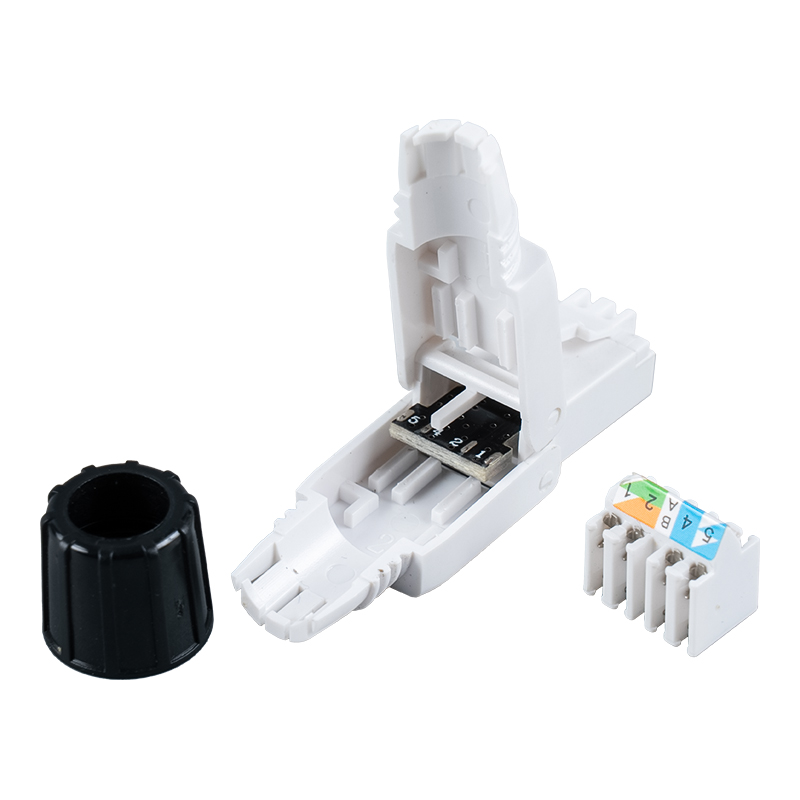 کانکتور RJ45 بدون ابزار Cat6A (با پیچ) RJ-G40U-C6A کانکتور RJ45 بدون ابزار Cat6A (با پیچ) RJ-G40U-C6A