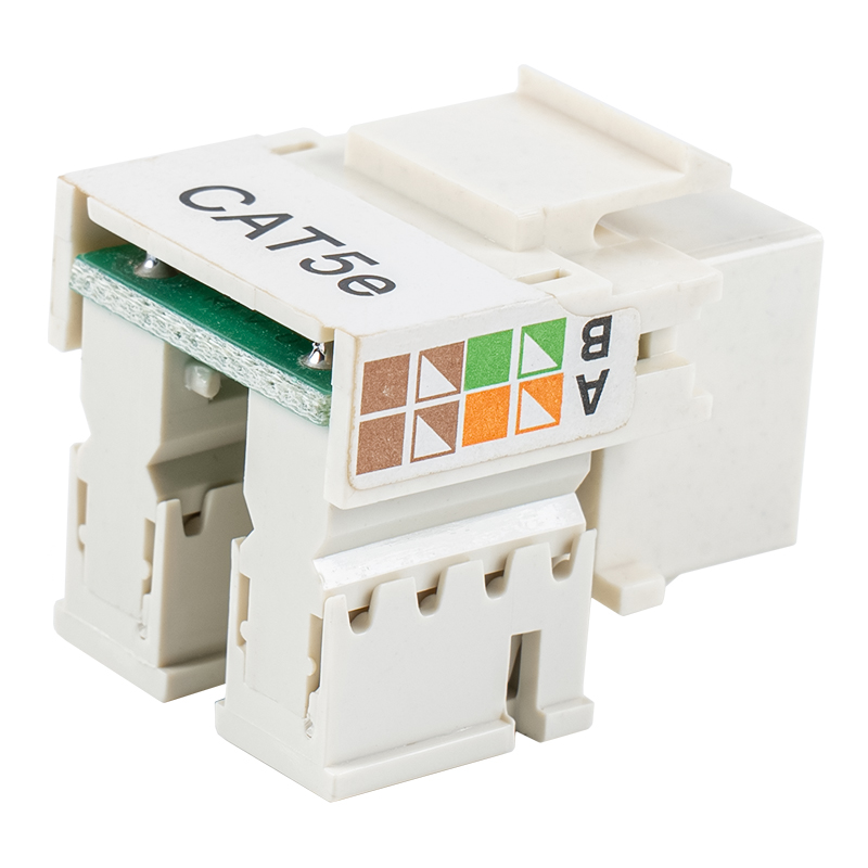 جک کیستون 90 درجه بدون محافظ Cat6 (با دو کرکره) SM-2011H8C5E جک کیستون 90 درجه بدون محافظ Cat6 (با دو کرکره) SM-2011H8C5E