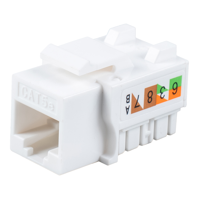 جک ماژولار 90 درجه بدون محافظ Cat5e SM-2016H8C5E
