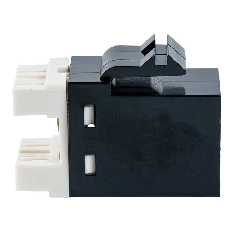جک ماژولار 180 درجه بدون محافظ Cat6 SM-2027H8C6 جک ماژولار 180 درجه بدون محافظ Cat6 SM-2027H8C6