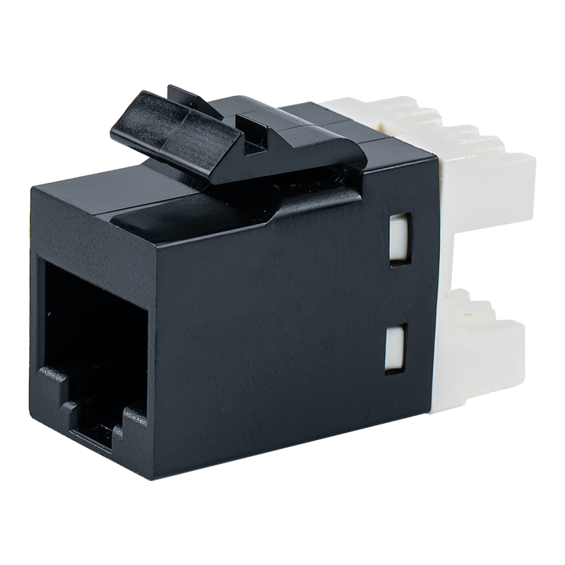 جک ماژولار 180 درجه بدون محافظ Cat6 SM-2027H8C6