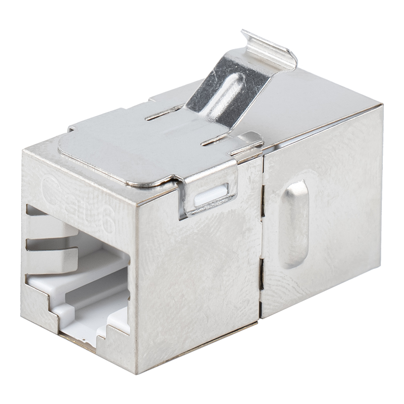 Cat6 Shielded RJ45 Straight Through Coupler (با گیره فلزی) SM-2035SC6