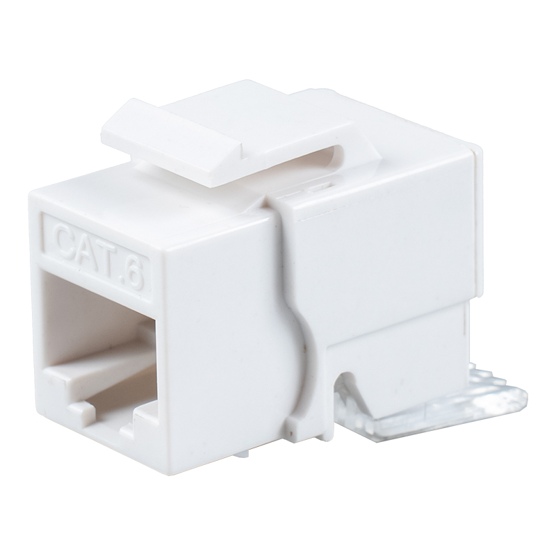 جک کیستون 90 درجه بدون محافظ C6 (نوع کوچک) SM-2052H8C6