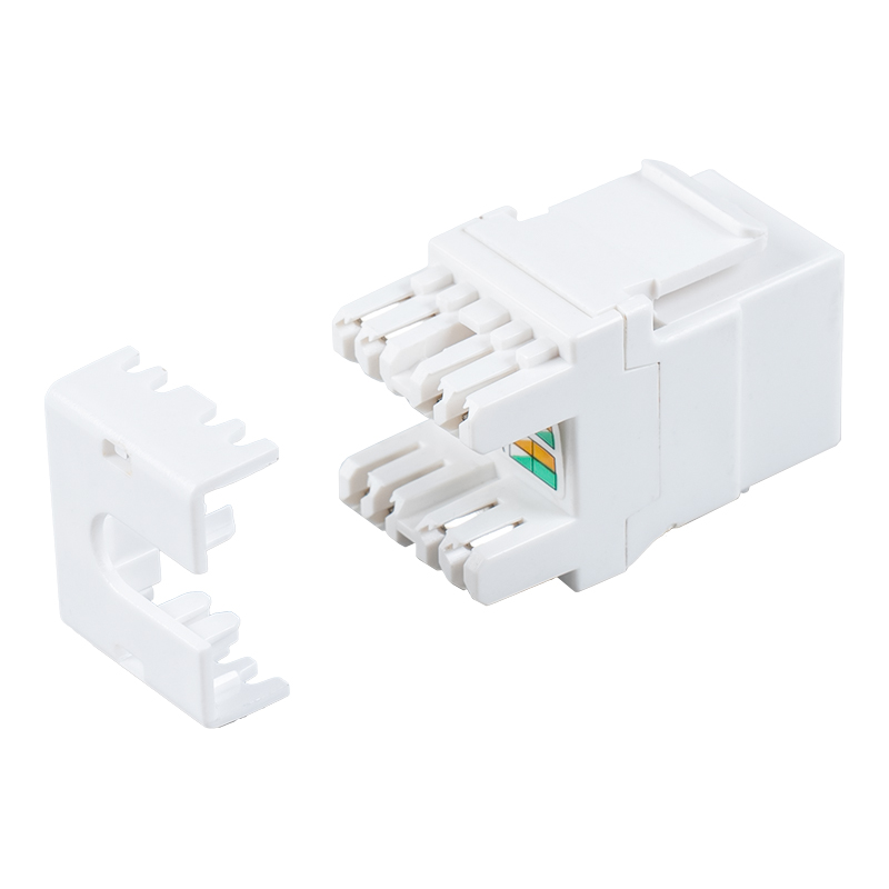 جک مدولار 180 درجه بدون محافظ Cat6 (با شاتر) SM-2064CD8C6 جک مدولار 180 درجه بدون محافظ Cat6 (با شاتر) SM-2064CD8C6