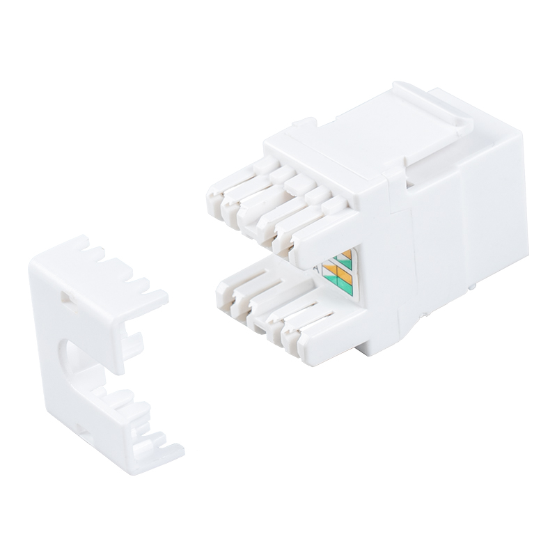 جک مدولار 180 درجه بدون محافظ Cat6 (با شاتر) SM-2064CD8C6 جک مدولار 180 درجه بدون محافظ Cat6 (با شاتر) SM-2064CD8C6