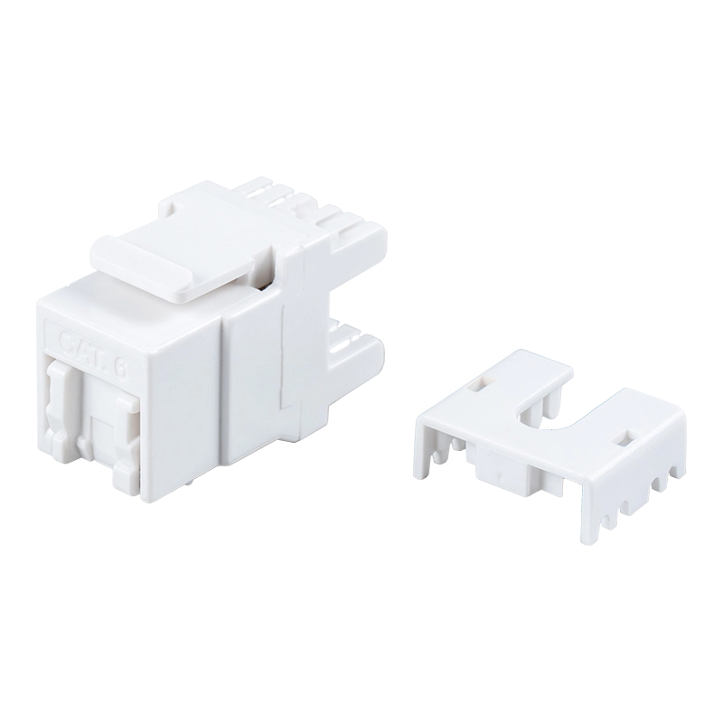جک مدولار 180 درجه بدون محافظ Cat6 (با شاتر) SM-2064CD8C6