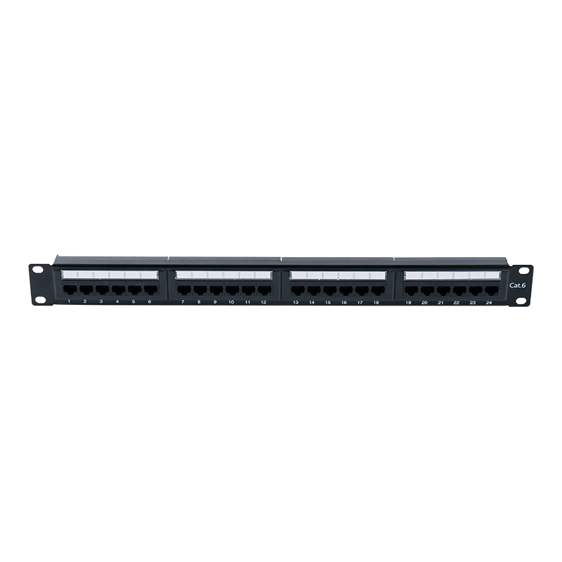 رده 6 پچ پنل 24 پورت بدون محافظ 19 اینچی 1U (IDC دو منظوره؛ با درج پلاستیکی) SP-3204D24-C6 رده 6 پچ پنل 24 پورت بدون محافظ 19 اینچی 1U (IDC دو منظوره؛ با درج پلاستیکی) SP-3204D24-C6