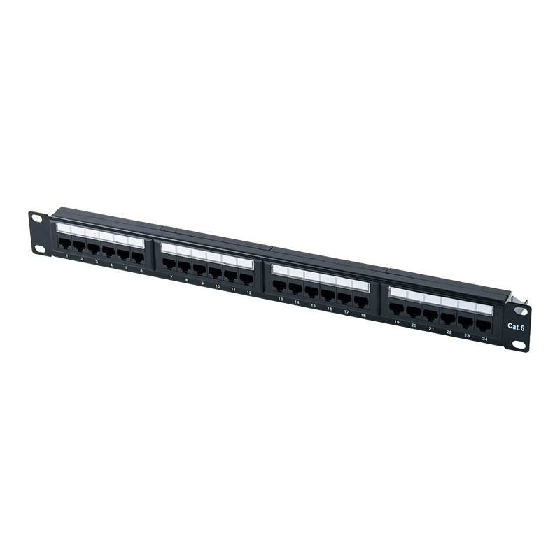 رده 6 پچ پنل 24 پورت بدون محافظ 19 اینچی 1U (IDC دو منظوره؛ با درج پلاستیکی) SP-3204D24-C6 رده 6 پچ پنل 24 پورت بدون محافظ 19 اینچی 1U (IDC دو منظوره؛ با درج پلاستیکی) SP-3204D24-C6