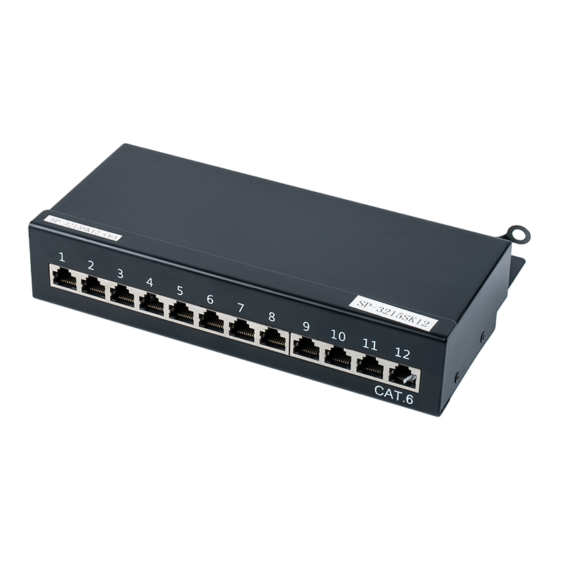 پچ پنل 12 پورت محافظ رده 6 1U SP-3215SK12-C6