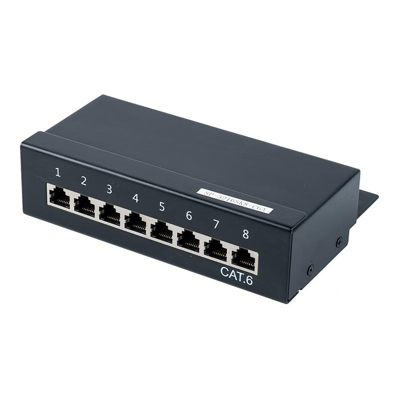 پچ پنل 8 پورت محافظ 1U رده 6 SP-3216SK8-C6