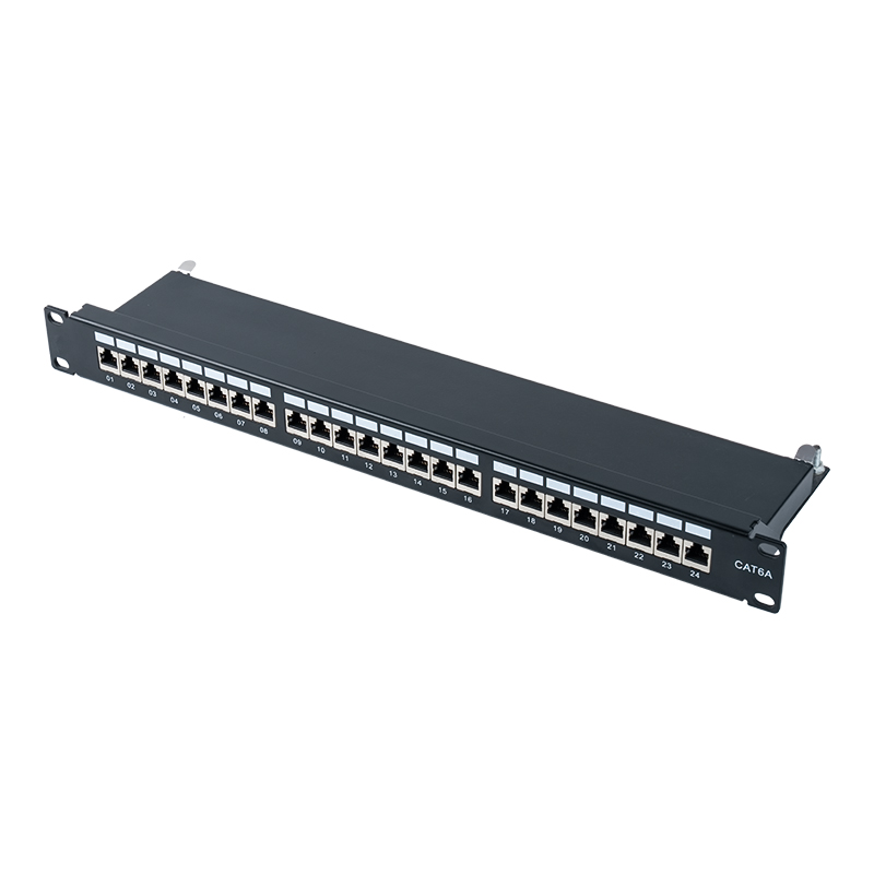 رده 6 پچ پنل محافظ 24 پورت 19 اینچی 1U SP-3217SK24-C6A