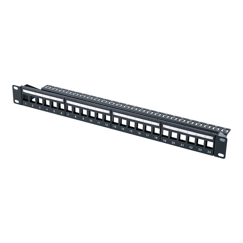 پچ پنل محافظ 19 اینچی 1U 24 پورت (با ماژول C6) SP-3260-24P پچ پنل محافظ 19 اینچی 1U 24 پورت (با ماژول C6) SP-3260-24P