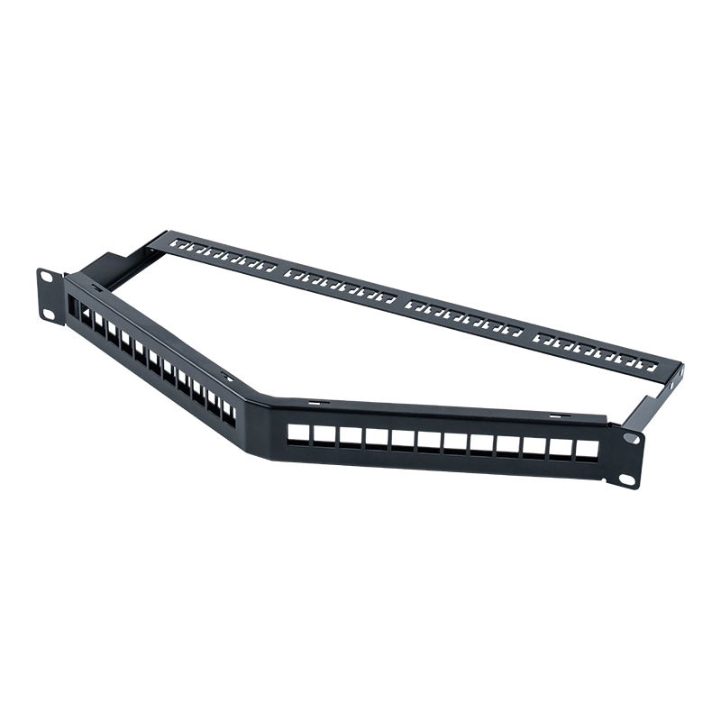 قفسه خالی محافظ 19 اینچی 1U 24 پورت (تاشو) SP-3312S-24P