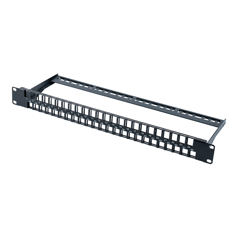 19 اینچ 1U48 پورتShieldedEmptyRack SP-3315S-48P