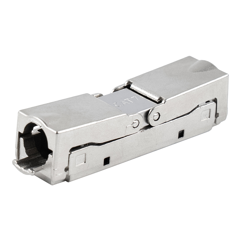 کانکتور بدون ابزار نوع پوشاننده محافظ Cat6A (تک باز) RJ-604S-1-C6A
