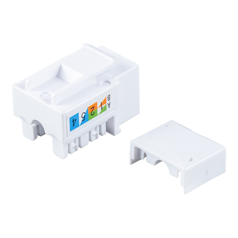 جک ماژولار 90 درجه بدون محافظ Cat6 SM-2054H8C6