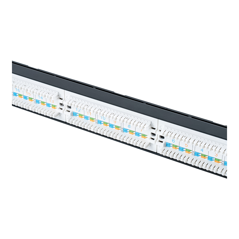پچ پنل 24 پورت بدون محافظ 19 اینچی C6 (پنجره پلاستیکی رو به رو) SP-3411D24-C6 پچ پنل 24 پورت بدون محافظ 19 اینچی C6 (پنجره پلاستیکی رو به رو) SP-3411D24-C6