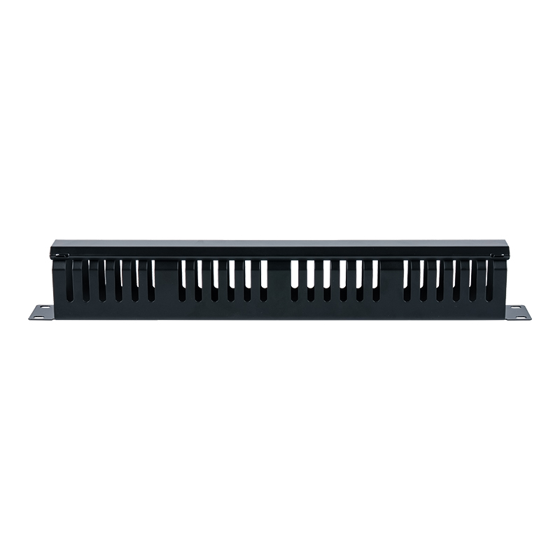 پانل مدیریت کابل پلاستیکی 19 اینچی 1U (24 اسلات با روکش) SP-3802-1U پانل مدیریت کابل پلاستیکی 19 اینچی 1U (24 اسلات با روکش) SP-3802-1U