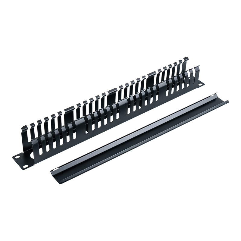 پانل مدیریت کابل پلاستیکی 19 اینچی 1U (24 اسلات با روکش) SP-3802-1U پانل مدیریت کابل پلاستیکی 19 اینچی 1U (24 اسلات با روکش) SP-3802-1U